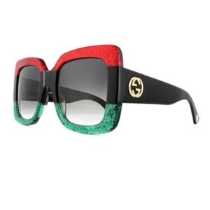 Sale Gucci Black Red and Green sunglasses